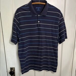 Eddie Bauer Set of Three Striped Polo Shirts